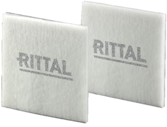 Rittal 3171100, Fleece Filter Mat, Replacement mat for fan-and-filter units. G3, ISO Coarse 50%, White, 5/PK