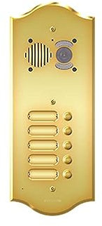 Videocitofono con piastra frontale serie Roma 5 BP - 3205/RI - COMELIT