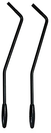 Savagrow 2pcs 6mm & 5mm Thread Tremolo Arm Whammy Bar with Tip Electric Guitar Metal Single Tremolo Arm, Black
