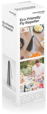 InnovaGoods® Espanta Moscas ecológico, ahuyenta Las Moscas de Forma Natural y sin químicos, con diseño de espanta Moscas ecológico, Ideal para el hogar y el jardín