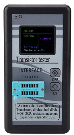 Multimètre Numérique LiebeWH 1,8 Pouces LCD Testeur de Transistor Multifonction, M328 Multi-fonctionnel LCD Testeur de Transistor Numérique
