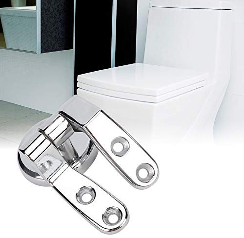 Cerniere per Sedili wc, Cerniere del Sedile WC, Cerniere Copriwater in Lega di Zinco, Set Generale di Cerniere Regolabili per Copriwater, per la Maggior Parte dei Copriwate, Compresi i Raccordi
