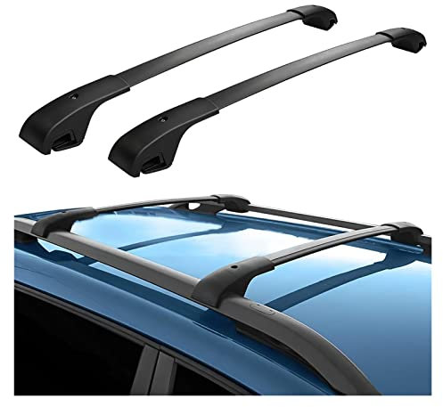 HWORKS Dachträger Dachträger-Querstangen Für Jeep Für Cherokee 2014–2022 Querstangen Auf Dem Dach Gepäck Fracht Kajak Kanu Fahrradträger Dachgepäckträger