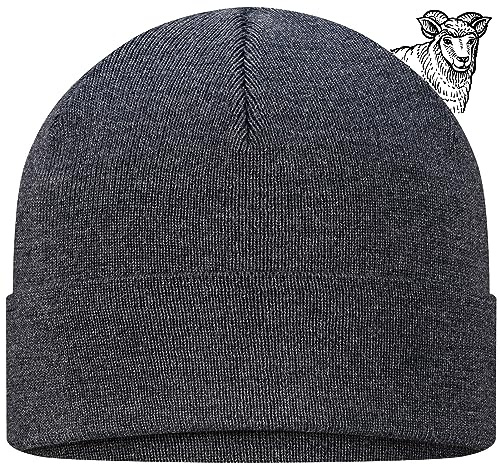 TODO 100% Merino Mütze - Warm, Weich, Bequem für kalte Tage - Winter Alltag. Wolle Hält Warme Beanie Damen & Herren