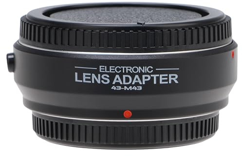 Foto4easy - Adaptador electrónico de montaje de lente de enfoque automático para lente de montaje de cuatro tercios (4/3) a cámara micro de cuatro tercios (MFT, M4/3), compatible con cámara Olympus