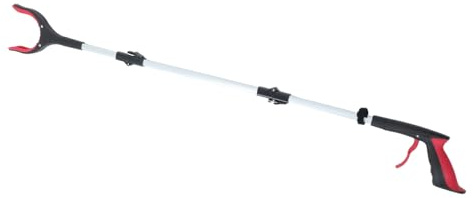 minkissy Pinza Plegable Para Basura De Tres Pliegues Herramienta Sanitaria Portátil Para Recogida Sin Contacto Compacta y Fácil De Almacenar Para Hogares y Limpieza Al Aire