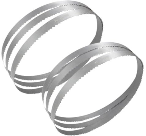 2pcs Cutting Metal 44 7/8 Inch Band Saw Blade, 1140x13mm Bi Metal Bandsaw Blades, 8-12TPI M42 Bandsaw Blades For Hard Wood