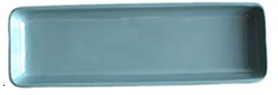 Frutero Rectangular de cerámica Maciza, Plato Largo de Porcelana para Sushi, Plato Antideslizante para Fruta, Plato para Aperitivos