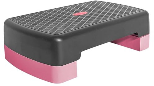 Stepper d'Aérobic, step d'exercice aérobique Hauteur Réglable Stepper de Fitness Planche de Step Equipement De Fitness pour Fitness à la Maison et au Bureau, 45x28x13cm