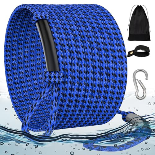 XIAOXIAOYU Cuerda de arrastre para deportes en barco y actividades acuáticas - Cuerda de arrastre de esquí acuático | Cuerda de seguridad flotante para kayak, rescate, acceso, Stegan, Río, moto de