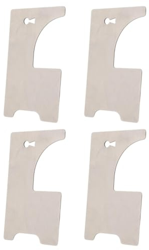 4 x Türöffner, Feuerwehr-Handwerkzeug, Hand-Hall-Pass-Werkzeug, Edelstahl, multifunktional, Türnaht, manuelles Gadget