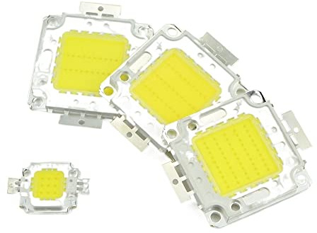 CZMDKEXM Indoor Lighting 10Pcs COB Led Integrated Lamp Chip High Power Light Source 10w 20w 30w 50w 100w for DIY Led Spotlight Floodlight Bulb (Color : OneColor, Size : 30W)