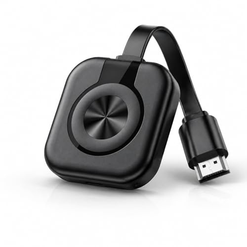 4K trådlös HDMI-adapter 2026, WiFi Display Dongle för iOS, Android, Windows & Mac, Miracast/AirPlay/DLNA, trådlös skärmspegling från smartphone/bärbar dator till HDTV/bildskärm/projektor
