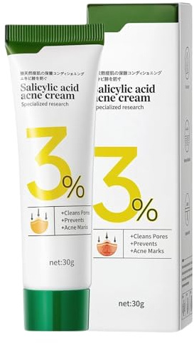 Crema Viso Anti-Imperfezioni - Idratante Illuminante 30 ml - Trattamento Viso,Bellezza Giorno e Notte, Crema Anti-Imperfezioni Idratante e Illuminante per Pelli Grasse e Miste