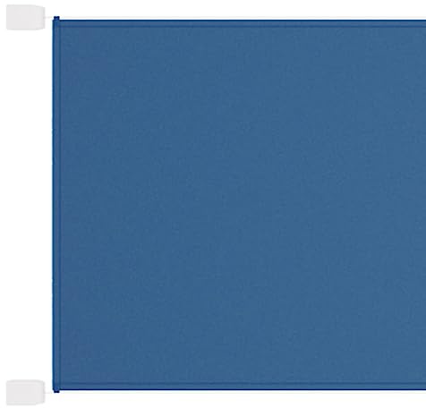 Roanoer Toldo vertical azul 140 x 420 cm – Protección contra el viento y privacidad de tela Oxford – Sombrilla vertical para balcón, jardín e interior, incluye cuerda y accesorios de montaje