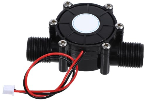 FUNOMOCYA Microgenerador de Turbina Hidroeléctrica de 5v Carcasa de Plástico Negro, Alta Eficiencia y Uso Versátil para Campamentos al Aire Libre