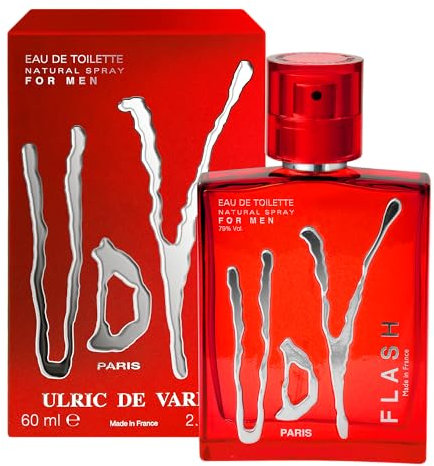 ULRIC DE VARENS - Eau de Toilette UDV Flash - Helecho oriental marino - Perfume para hombre - Vaporizador - Made in France - 60 ml
