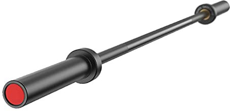 GEREP Langhantelstange Kurzhantelstange Hantelstange Rutschfester Griff für Sport Workout Training Gym, Gewichtheberzubehör/Schwarz / 150cm
