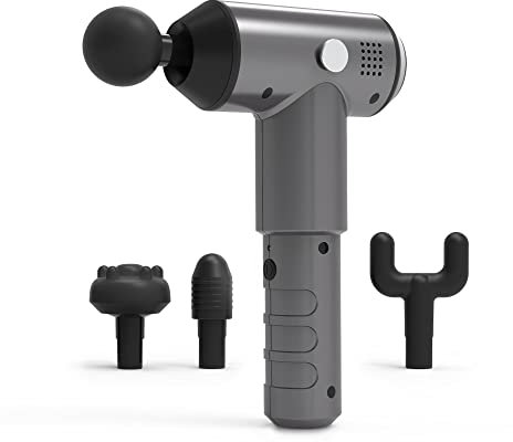 medisana MG 500 Pro Massagepistole mit 4 Massageköpfen und 3 leistungsstarken Vibrationsstufen Selbstmassage für Schulter, Brust, Rücken und weiteren Körperregionen mit Aufbewahrungstasche