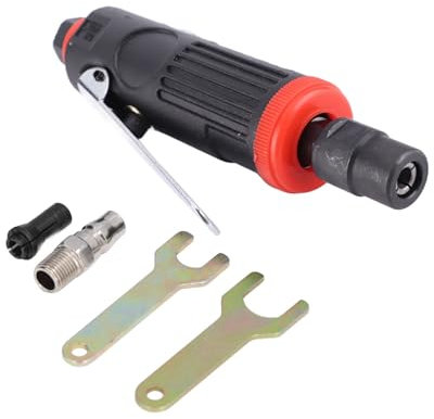 Nimomo Smerigliatrice Pneumatica Dritta, Smerigliatrice Ad Aria Compressa Smerigliatrice Dritta, 25000 Giri/Min Smerigliatrice Pneumatica Diritta Strumenti Di Lucidatura per Levigatrice Pneumatica