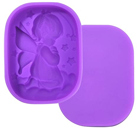 UR URLIFEHALL 5 Pcs 3D Cupid Angel Food Grade Silicone Moulds for Cake Decorating Tools Chocolate Candy Jelly Soap Candies Crafting Projects