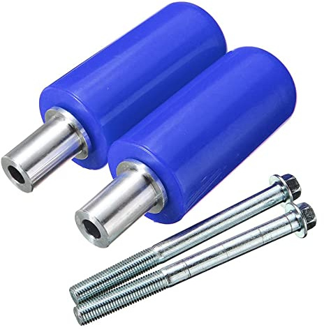 Frames Falling Protector Mushroom Bobbin Accessories 10mm For Universal Motorcycle Frame Slider Anti Crash Pad Motorbike Frames (Color : Blue)