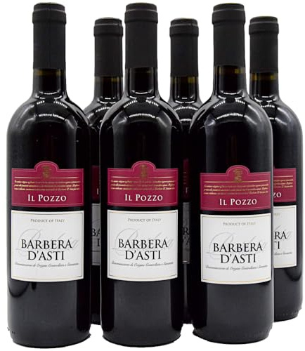 Barbera Asti Docg | Il Pozzo | Vino Rosso del Piemonte | 6 Bottiglie 75cl | Idea Regalo