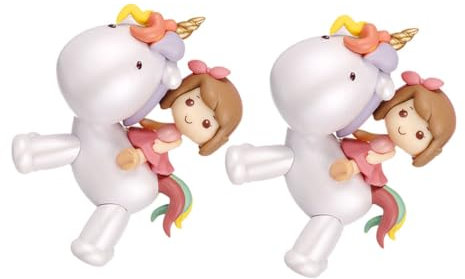 Hohopeti Kuchen-cupcake-topper 2er-set Mädchen-kuchenaufsatz Für Geburtstagskuchen-dekoration