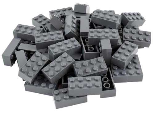 Lego® Classic 2x4 Steine – 50x Dunkelgrau für anspruchsvolle Bauprojekte & kreative Meisterwerke!