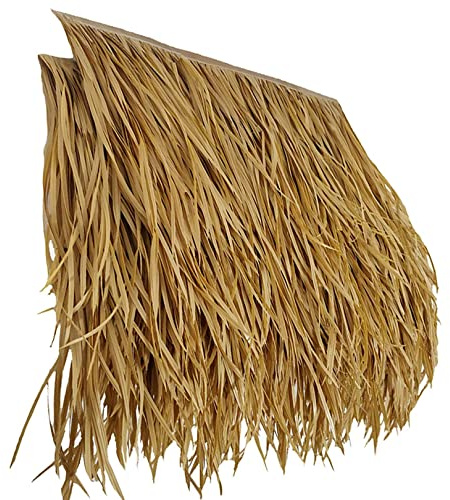 Rouleau de toiture de chaume pour barre Tiki, paille de palmier artificielle pour terrasse, piscine, plage, fête hawaïenne et décoration de bar