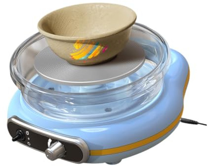 rockible per tornio da vasaio, macchina fai da te per la ceramica, vassoio antispruzzo rimovibile, kit per la fabbricazione di ceramica, tornio, Nessuno Strumento per Scolpire