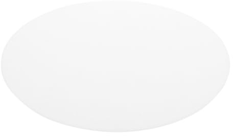 HORIALENCE Panneau Diffuseur de Lampes de Plafond Rond en Plastique Blanc, Transmission Lumineuse, pour Salon, Chambre et Éclairage Intérieur