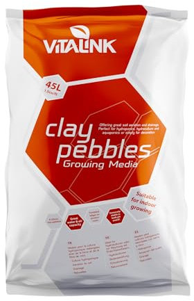 VitaLink 02-050-110 45L Clay Pebbles Bag, Red
