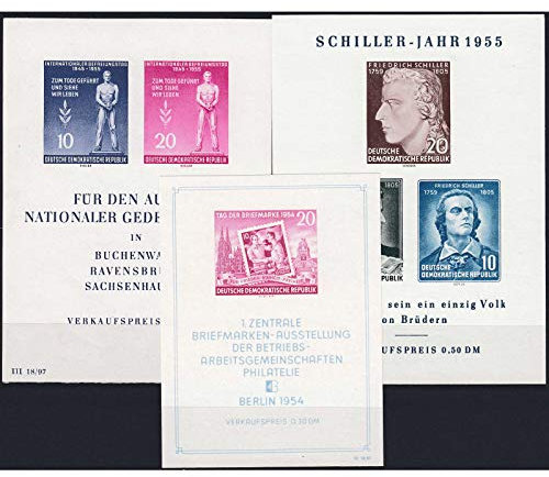 Goldhahn DDR Block 10-12 postfrisch ** Briefmarken für Sammler