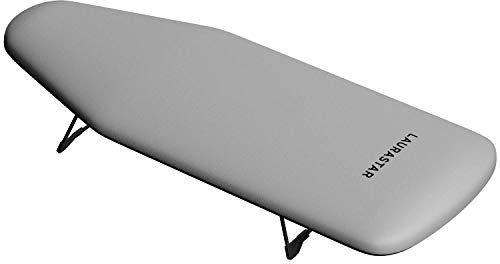 Table à repasser XS Board, 82cm x 31xm x 13cm, Idéale pour petits espaces, pieds retractables, 2Kg, 100% coton, rangement facile