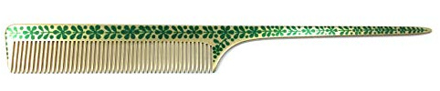 Swedish Crown Aluminiumkam professionell svanskam 21 cm antistatiskt guld