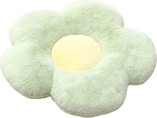 LANFIRE Blumenkissen Blumenkissen normales Kissen Auto Kissen Stuhlkissen Sofakissen Zierkissen (50 * 50 cm, Green)
