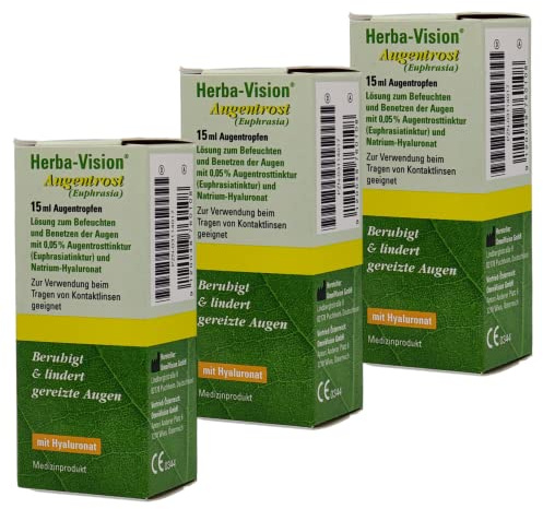 Herba-Vision Augentrost I 3x 15ml I mit PharmaPerle Duschgel