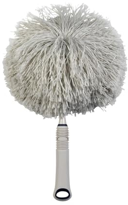 Beldray Deep Clean Feather Duster – Fluffy Fibres Lifts & Traps Dust, Detachable & Machine Washable Head, Non-Slip Rubber Grip, Scratch Free Cleaning For Surfaces, Blinds, Lightweight, LA032753FEU7 | Long Fluffy Fibres For Dust Trapping, Non-Slip Rubber Grip Handle, For Ceilings Blinds Behind Furniture, Removes Cobwebs