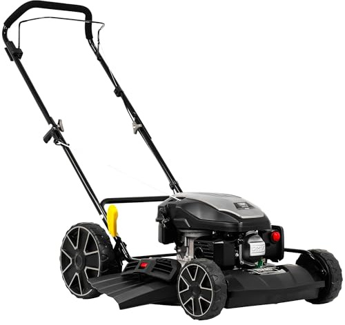Texas Profi Mulchmäher 5111WS Profi Mulchrasenmäher Rasenmäher Benzin 51 cm | 145 CCM | 2in1 Seitenauswurf, Stahlgehäuse, zentrale Höhenverstellung