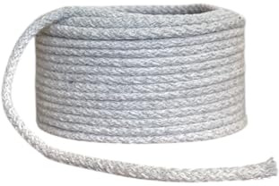 Baumwollkordel 5mm Kordel aus Baumwolle in 26 Farben (1607 - hellgrau, 5 Meter)