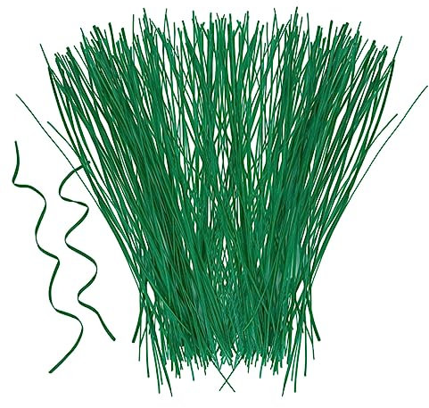 SEWOART 500 Stück Gartenbinder Flexibler Gartendraht Witterungsbeständig Für Pflanzenstützen Langlebig 500cm