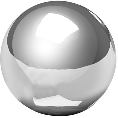 KONTONTY Reflektierende Edelstahl-gartenkugel Polierte Spiegelkugel Deko Kugel Für Gartenteich Außenbereich Dekorative Gazing Ball Für Garten Und Tischzentrum Robuste Außendekoration
