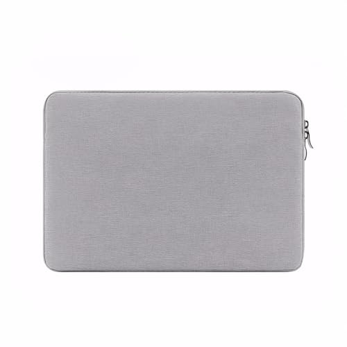 Custodia per Computer 15.6 Pollici Portatile Protezione Impermeabile per Computer Borsa Briefcase PC Portatile Grigio Chiaro