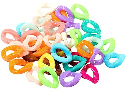 LIFKOME 150stücke Teiliges Bunte Kunststoff Clip-haken Mit Öffnung Vielseitig Für Diy Schmuckherstellung Armband Ohrringe Kettenbasteln Einfache Verbindung Langlebig Und Praktisch