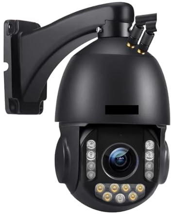 Telecamera di sicurezza IP 4K 8MP for esterni, scheda SIM 4G/WIFI, zoom 30X, PTZ, monitoraggio automatico di persone/auto, zoom automatico, telecamera di sorveglianza Speed ​​Dome(US PLUG,4K Wifi - No