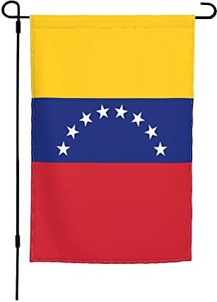 Bandera de Venezuela para jardín, 30 x 45 cm, doble cara, para casa o patio, pequeña, decorativa.