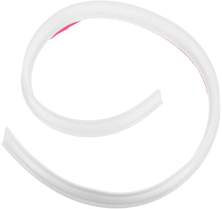 Generisch Flexibler Silikon Wasserrückhaltestreifen 1m Selbstklebender Wasserabweiser für Badezimmer 30mm Hoch Biegsamer Dichtungsstreifen für Dusche und Badewanne
