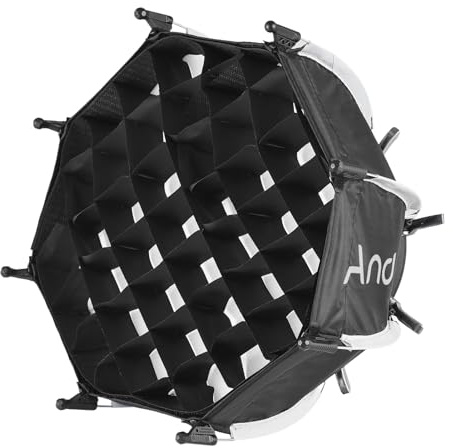ERYUE Mini Softbox Compacte avec éclairage Doux et contrasté pour Une Lumière Douce avec Bords Ombragés, Idéale pour Les Photographes en Extérieur, Nylon Noir + Alliage D'aluminium