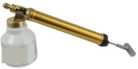 Pistolet à Peinture, Embouts De Pulvérisation Réglables Textures Acoustiques Démontables Pot De 64 Oz Nettoyage Facile Laiton Aluminium Aucun Compresseur Nécessaire